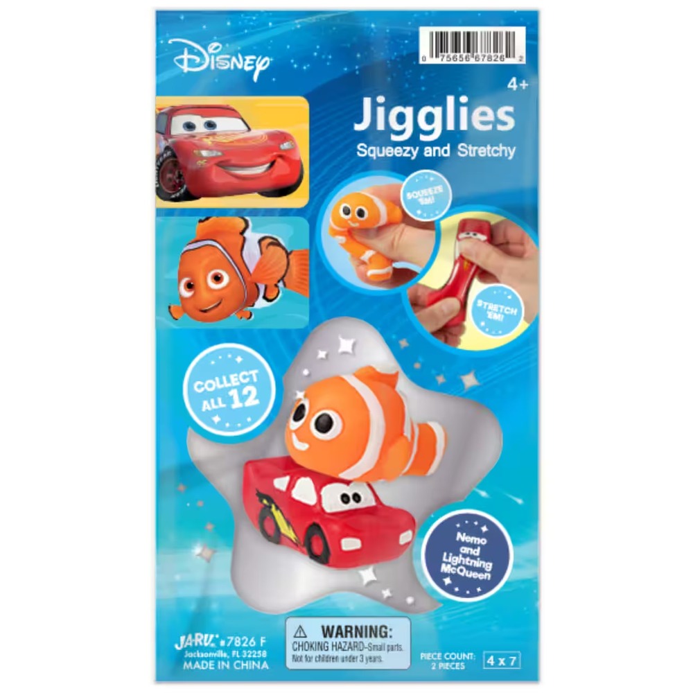 Disney Pixar Jigglies Complete Set of 12 NEW SEALED LOT Stretch Squeeze Squish - Picture 7 of 10
